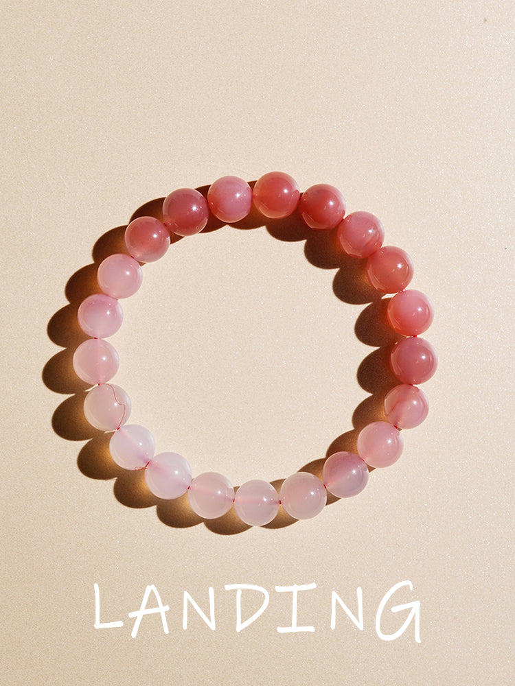 【8-24 JEWELRY】Rainbow salt Source agate 10MM bracelet
