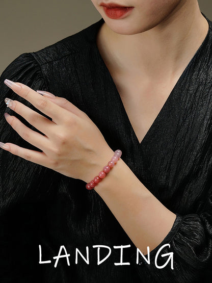 【8-24 JEWELRY】Rainbow salt Source agate 10MM bracelet