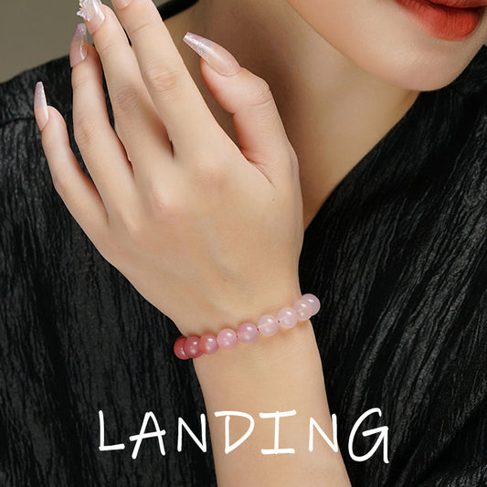 【8-24 JEWELRY】Rainbow salt Source agate 10MM bracelet