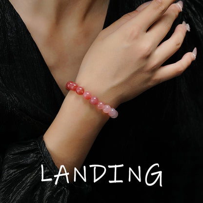 【8-24 JEWELRY】Rainbow salt Source agate 10MM bracelet